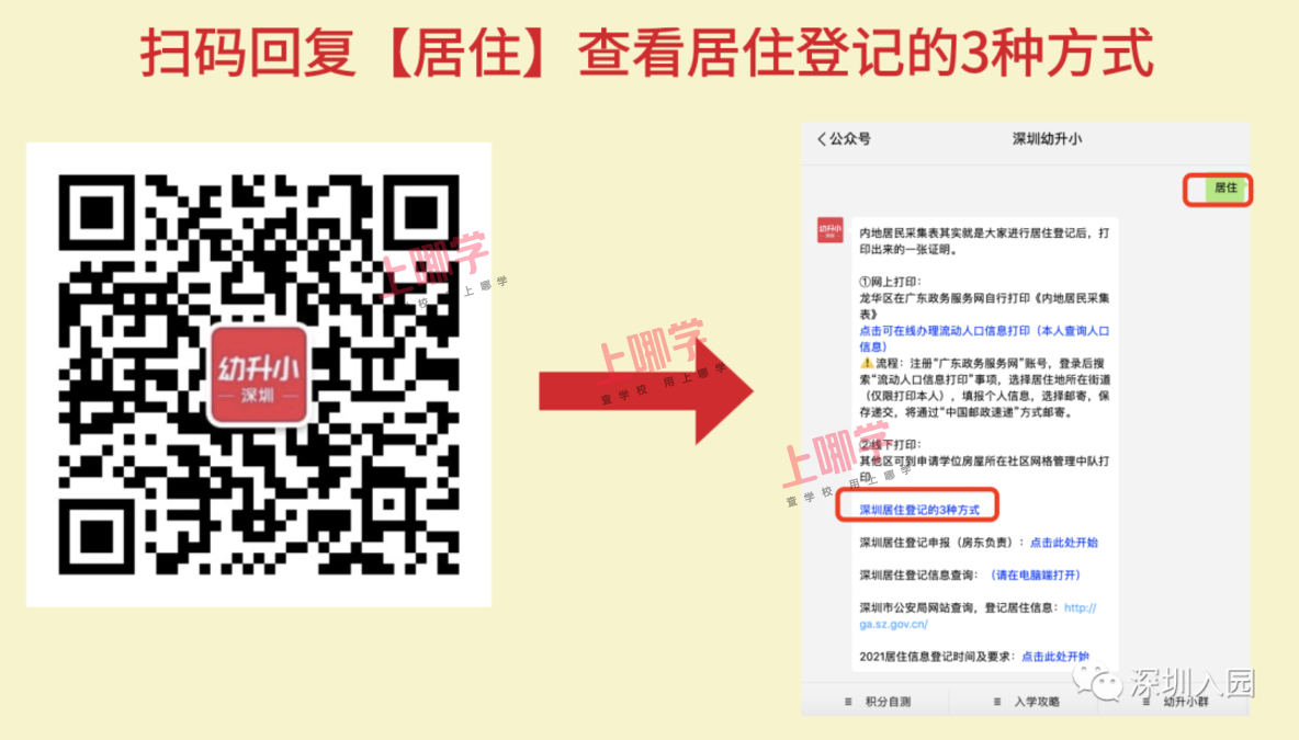 在深圳上小学，居住信息要登记孩子的吗？相关资料