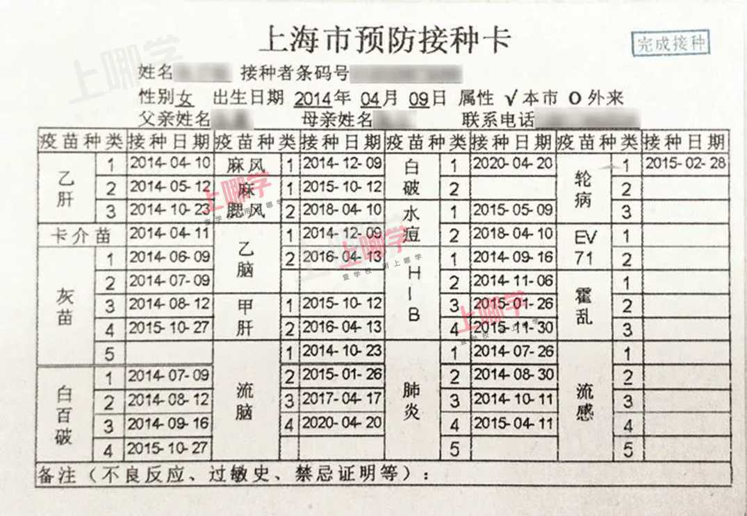 开学必查！这个证件入园一定要有！核对清单全在这里了！相关资料 7