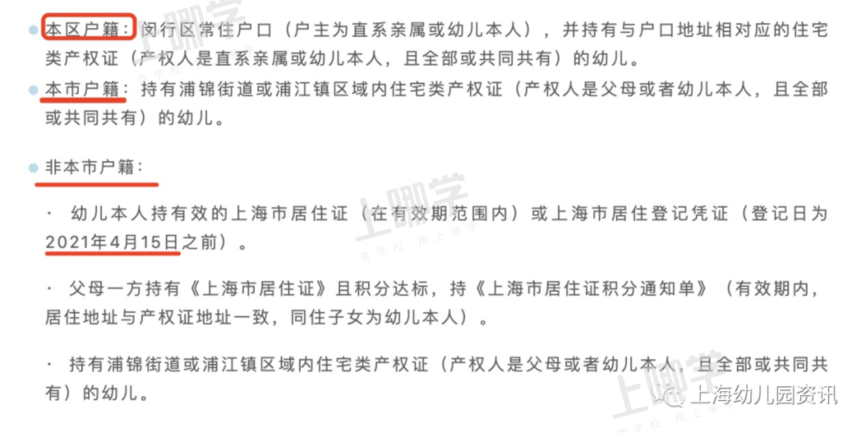 上海7所“超严地段招生”的幼儿园！最后一所房产不足4年可能被统筹！相关资料 4