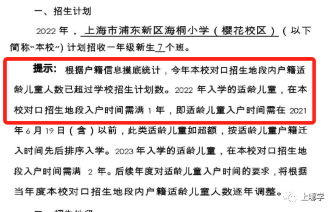 招生超严！上海70所公办小学2022年“入学门槛”汇总！部分学校入户3年才保险！相关资料 68