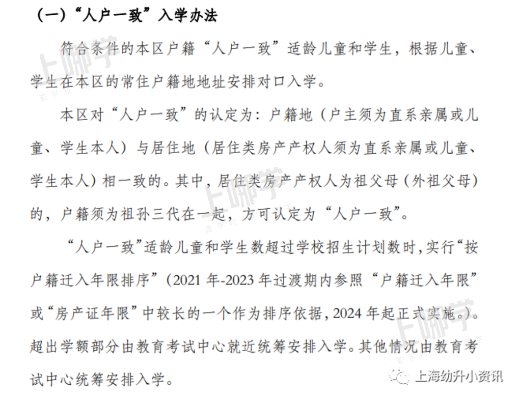 “人户一致”被统筹！上海16区幼升小“人户一致”政策深度解析！四代属于直系亲属吗？户主、产权人通通需厘清！相关资料 12