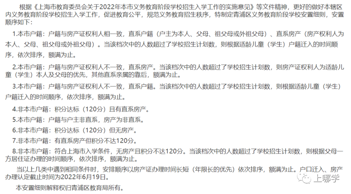 人户一致却对口失败？上海16区“人户一致”政策详解！这些因素不能忽视！相关资料 15