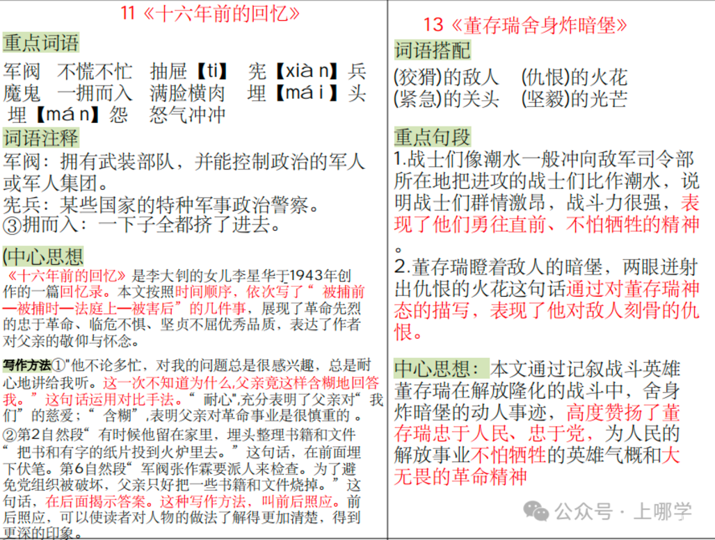 新版课课贴1-6年级语文下册，免费领取！相关资料 44