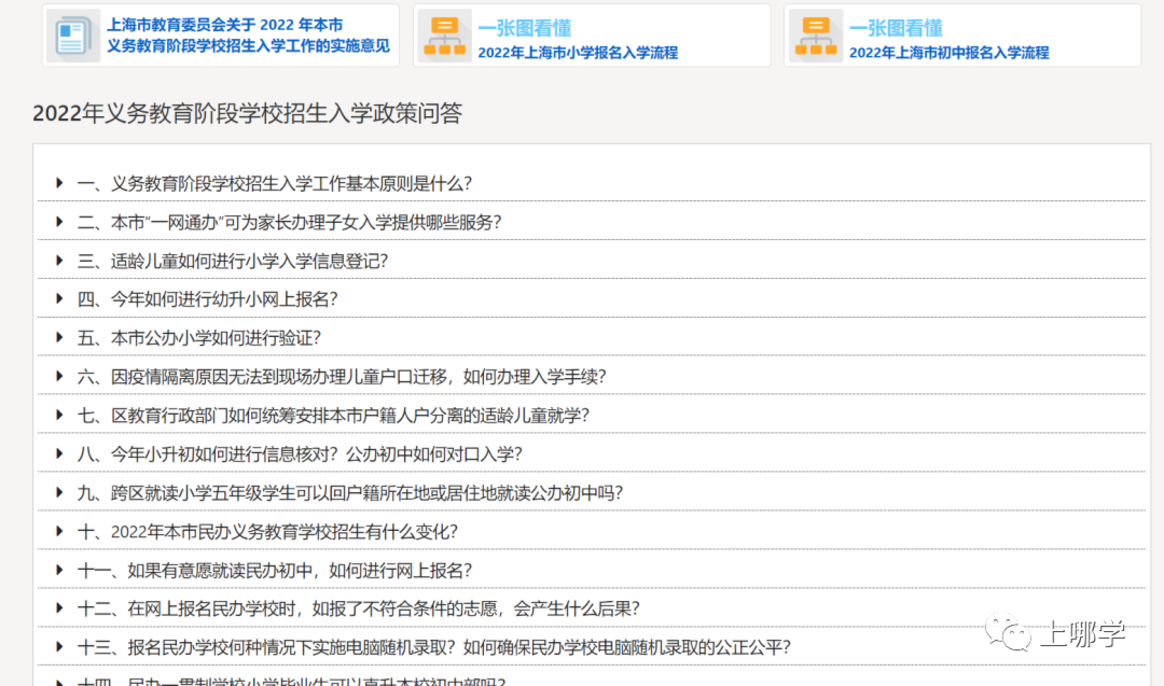 扩散！上海市2022义务教育报名系统正式开放！信息一旦确认不得更改！儿童入学信息登记、公民办小学报名情况、录取结果，可一键查询！相关资料 3