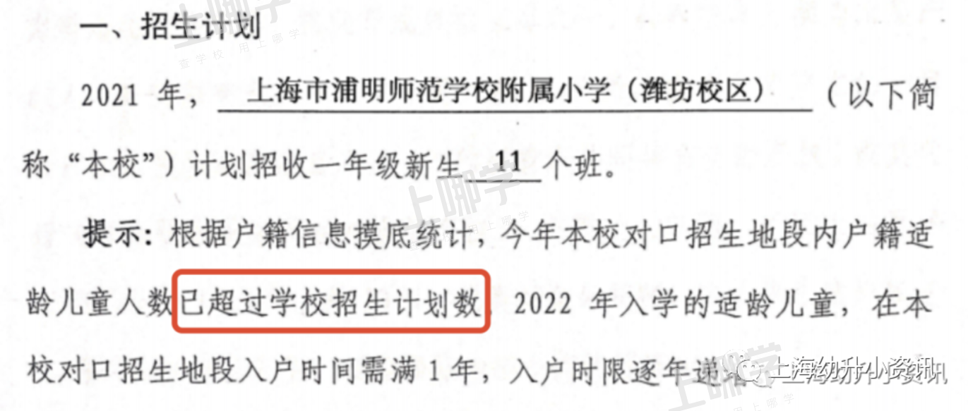 2022超额预警！上海12所小学规定“入学门槛”！部分入户不满2年直接统筹，你家入户年限达标吗？相关资料 13