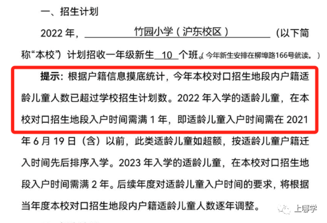 招生超严！上海70所公办小学2022年“入学门槛”汇总！部分学校入户3年才保险！相关资料 73