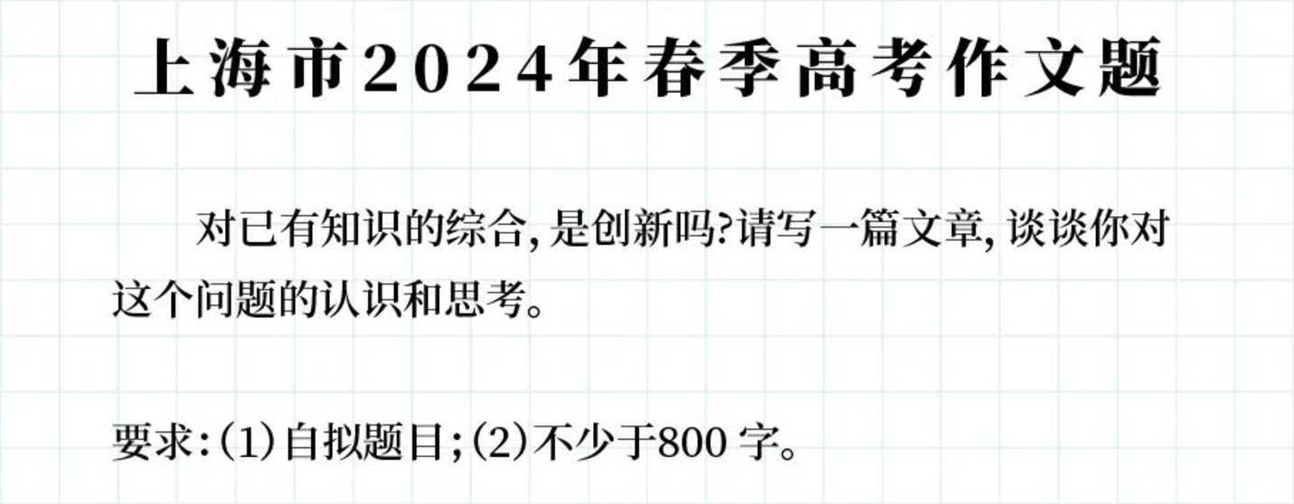 上海2026春季高考作文题出炉啦！（附近年作文题集锦）相关资料 5