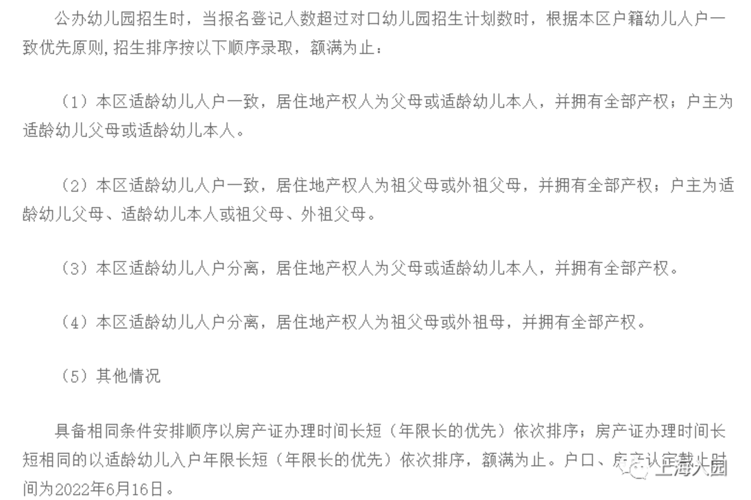 2022年上海16区入园“人户一致”政策解析！户主、产权人、入户年限一定要弄清！相关资料 22