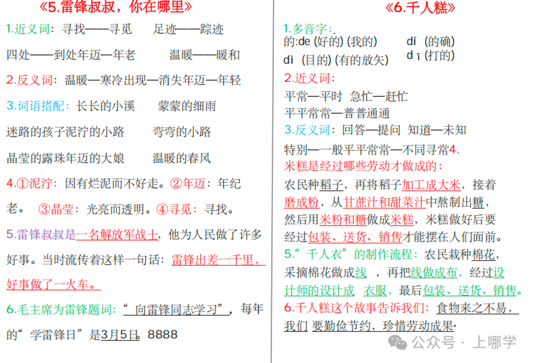 新版课课贴1-6年级语文下册，免费领取！相关资料 20