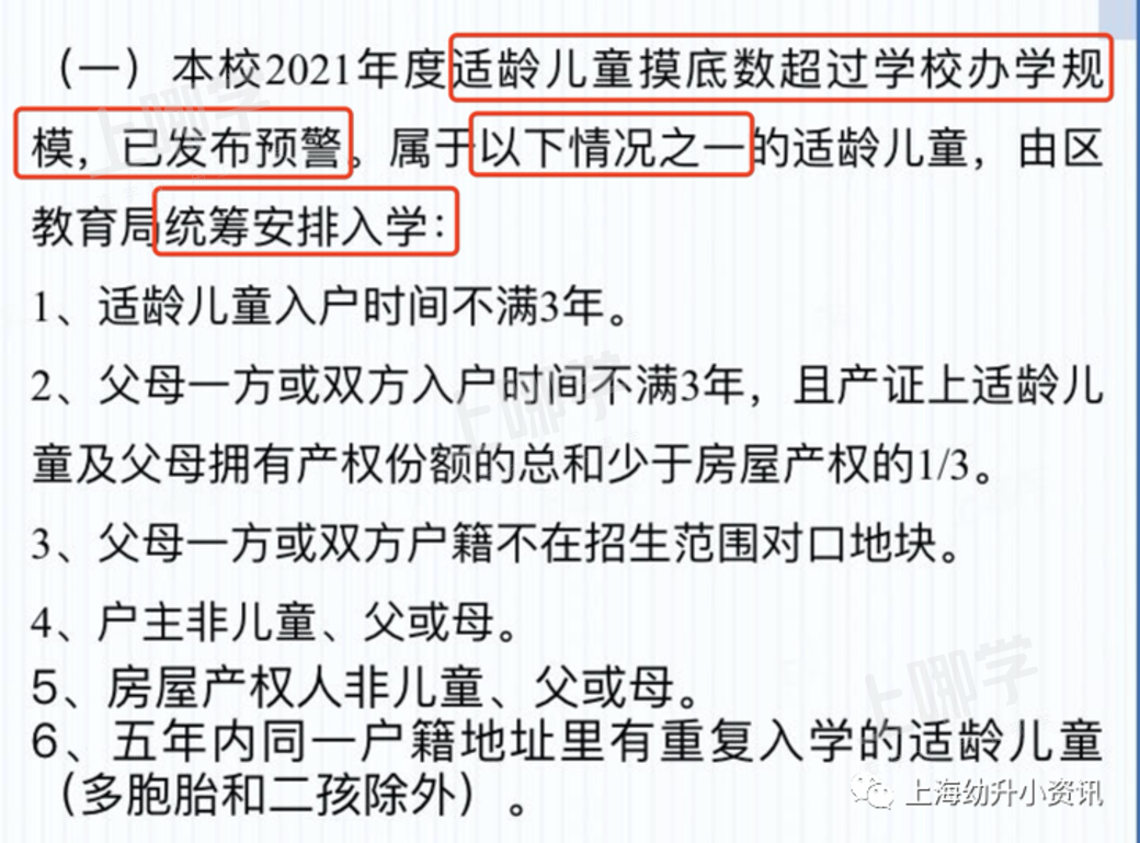 学位预警！上海57所小学发布2022超额预警，多所小学明确入户年限逐年递增！有你家门口学校吗？相关资料 115