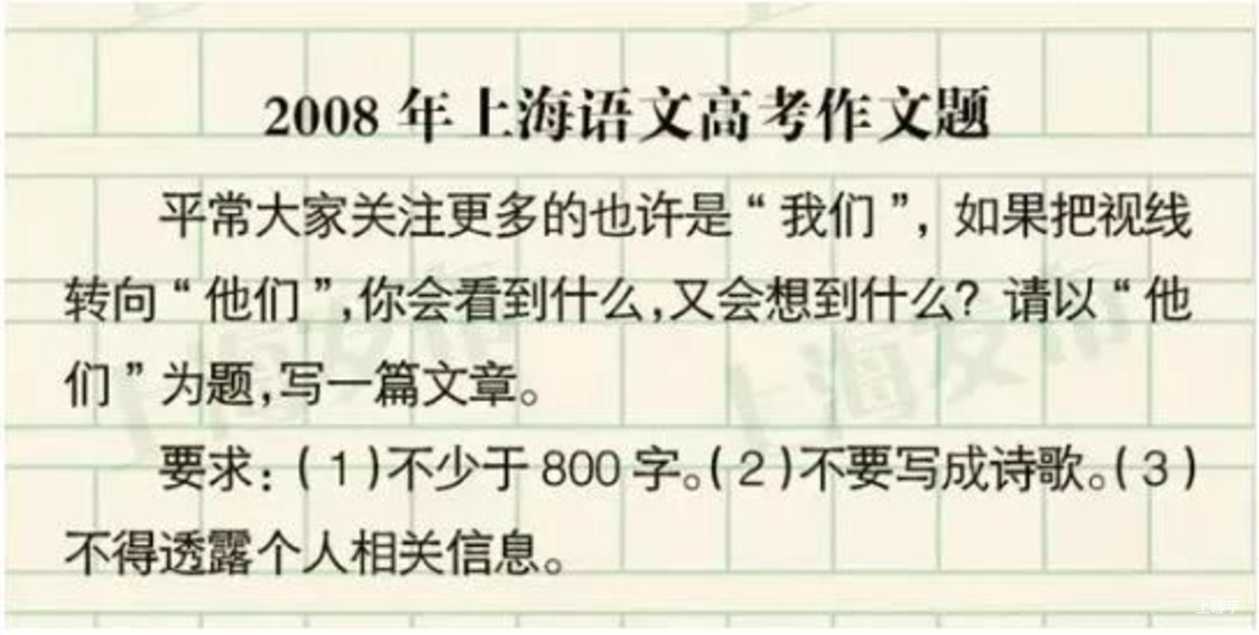 上海过去25年高考作文题一览！你写的是哪一篇？相关资料 11
