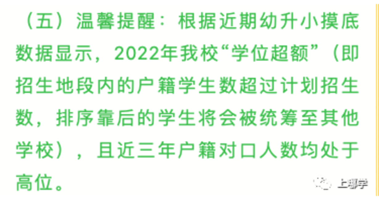 学位预警！上海89所公办小学发布2022超额预警！你家学位安全吗？相关资料 18