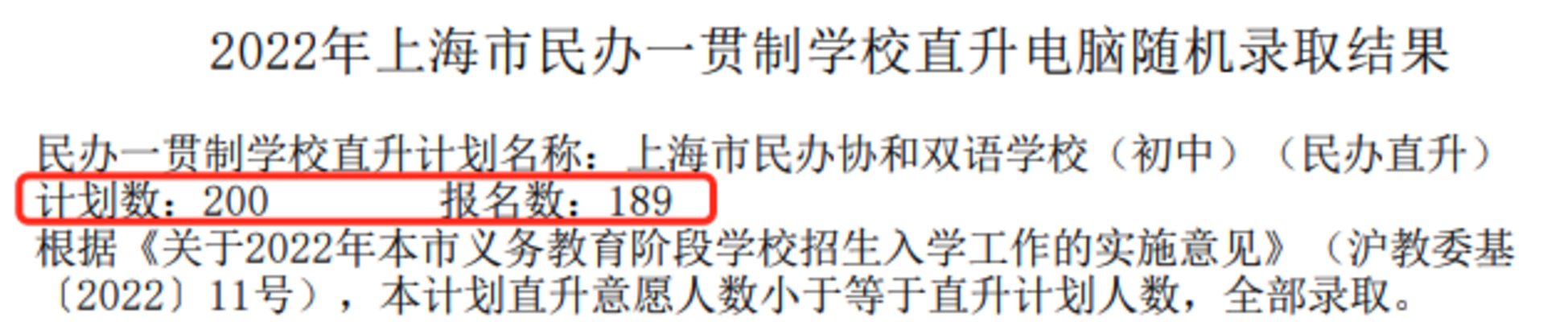 重磅！2022年上海民办一贯制学校直升“摇号”结果汇总！19所学校超额摇号！相关资料 32