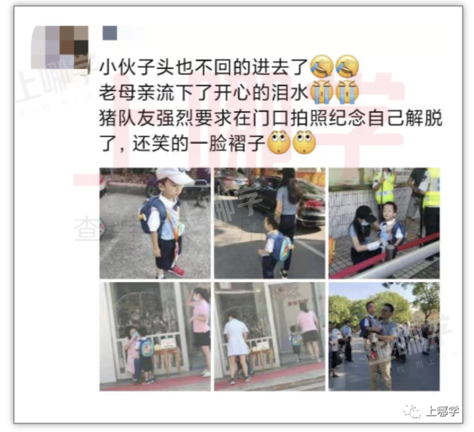 “神兽”归笼，爸妈反应太真实！上海中小学生开学第一天场面有点失控！趴窗、爬墙、蹲地上......相关资料 24