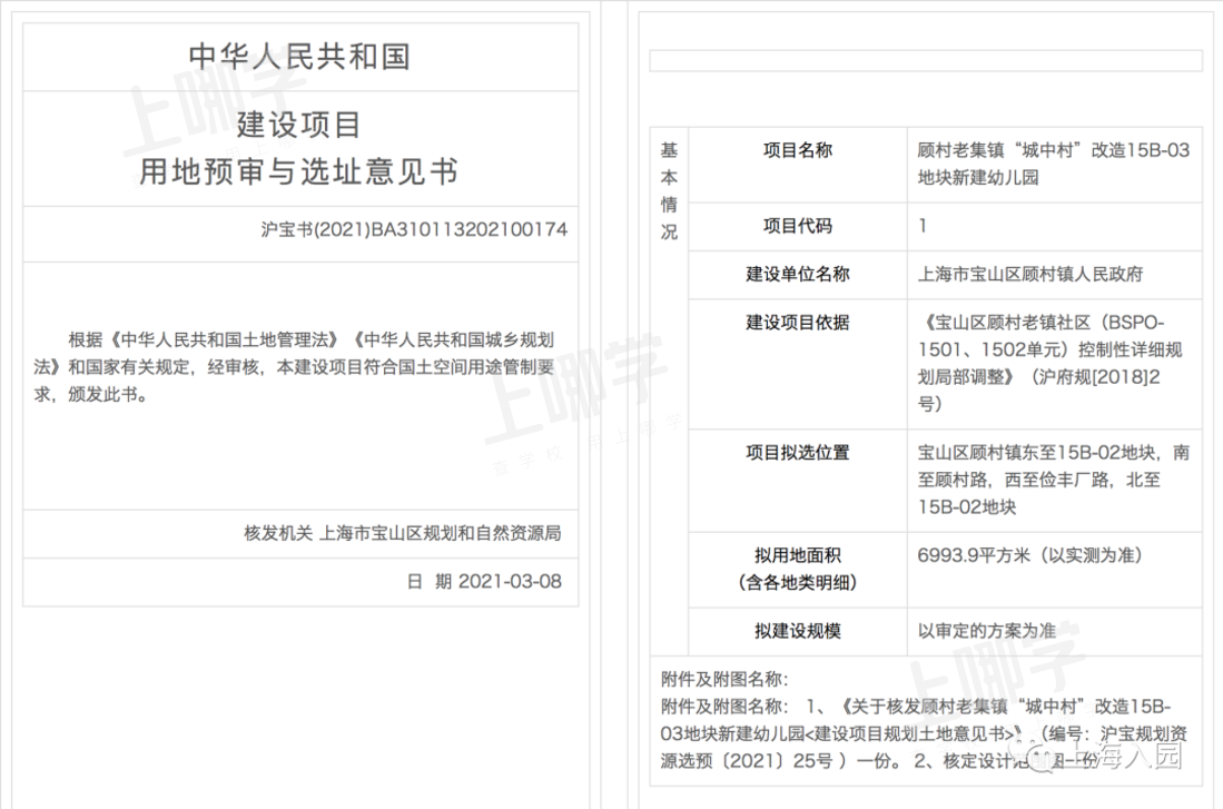 官方发布！2021上海将新增22所幼儿园，浦东、宝山占了近一半！多个园所已开建，有你家附近的吗？相关资料 3