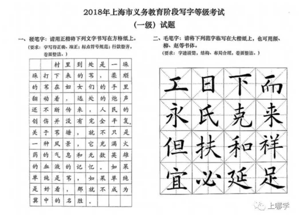 多区家长分享，上海写字等级考取消！不要掉以轻心，写字规整度非常重要！相关资料 21