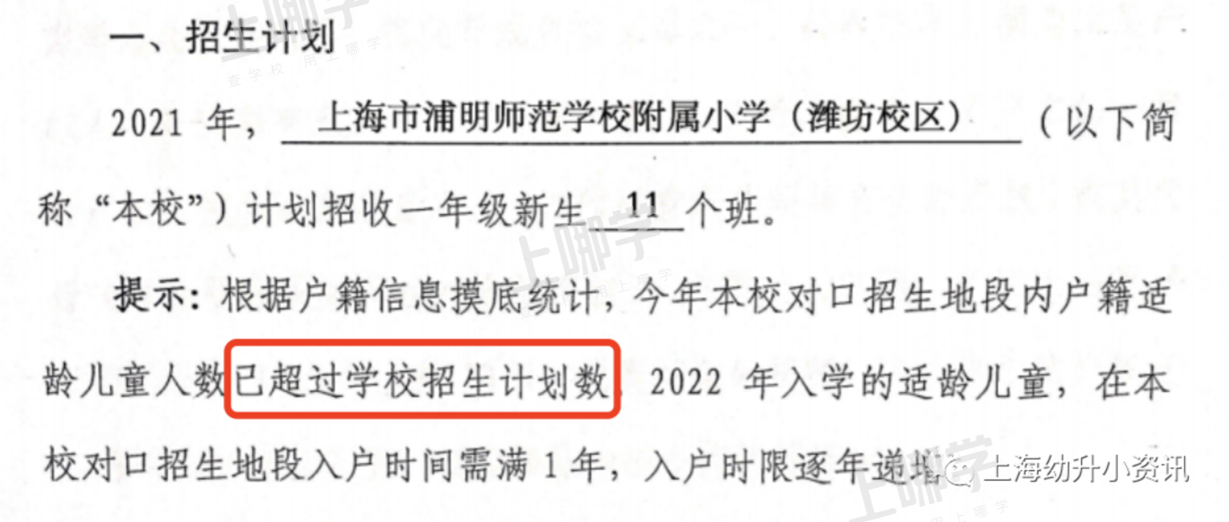 学位预警！上海57所小学发布2022超额预警，多所小学明确入户年限逐年递增！有你家门口学校吗？相关资料 68