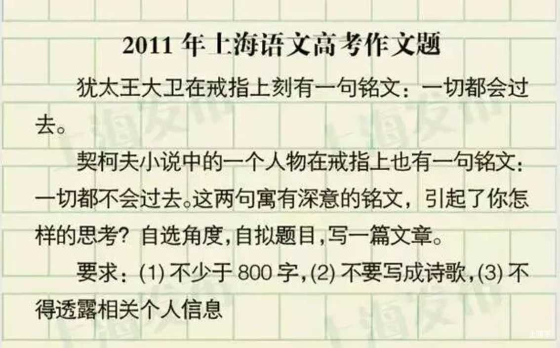 上海2026春季高考作文题出炉啦！（附近年作文题集锦）相关资料 27