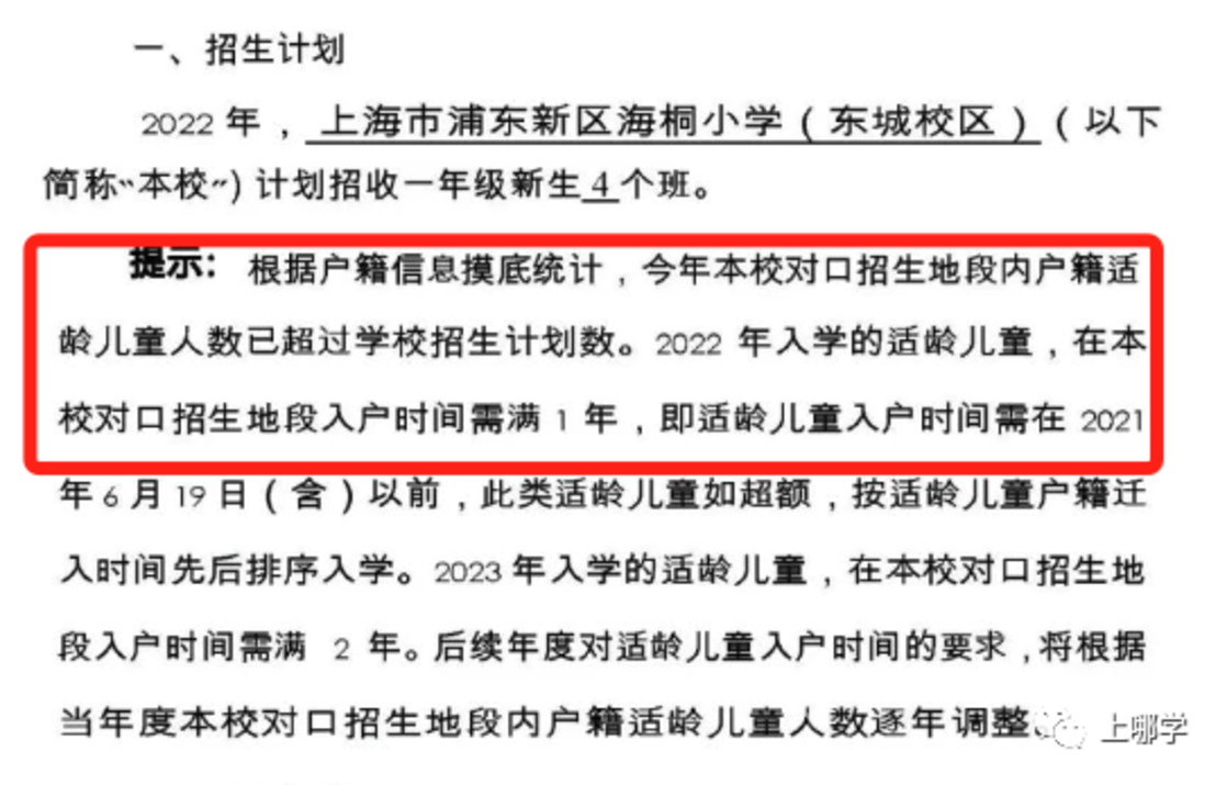 招生超严！上海70所公办小学2022年“入学门槛”汇总！部分学校入户3年才保险！相关资料 69