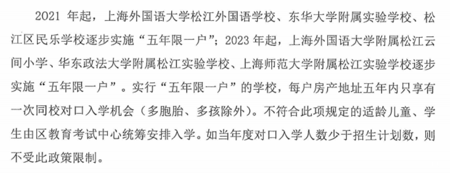 重大调整!2023年上海各区“五年一户”政策明确,3区有新变化,租房会占用房东学位吗?相关资料 7