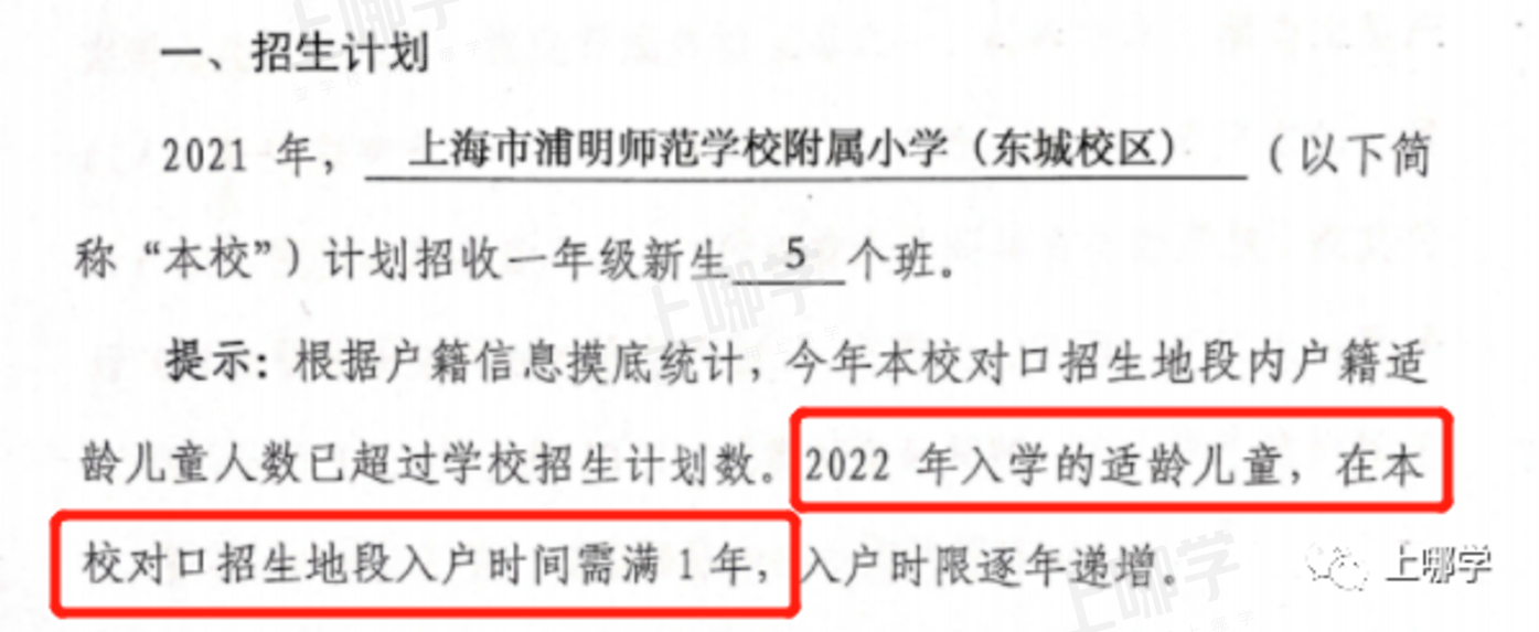 今年学位预警！上海多所公办学校已发布2022年超额预警！明珠、福外等公布入户年限要求！相关资料 58