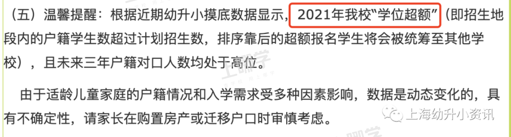 学位预警！上海57所小学发布2022超额预警，多所小学明确入户年限逐年递增！有你家门口学校吗？相关资料 47
