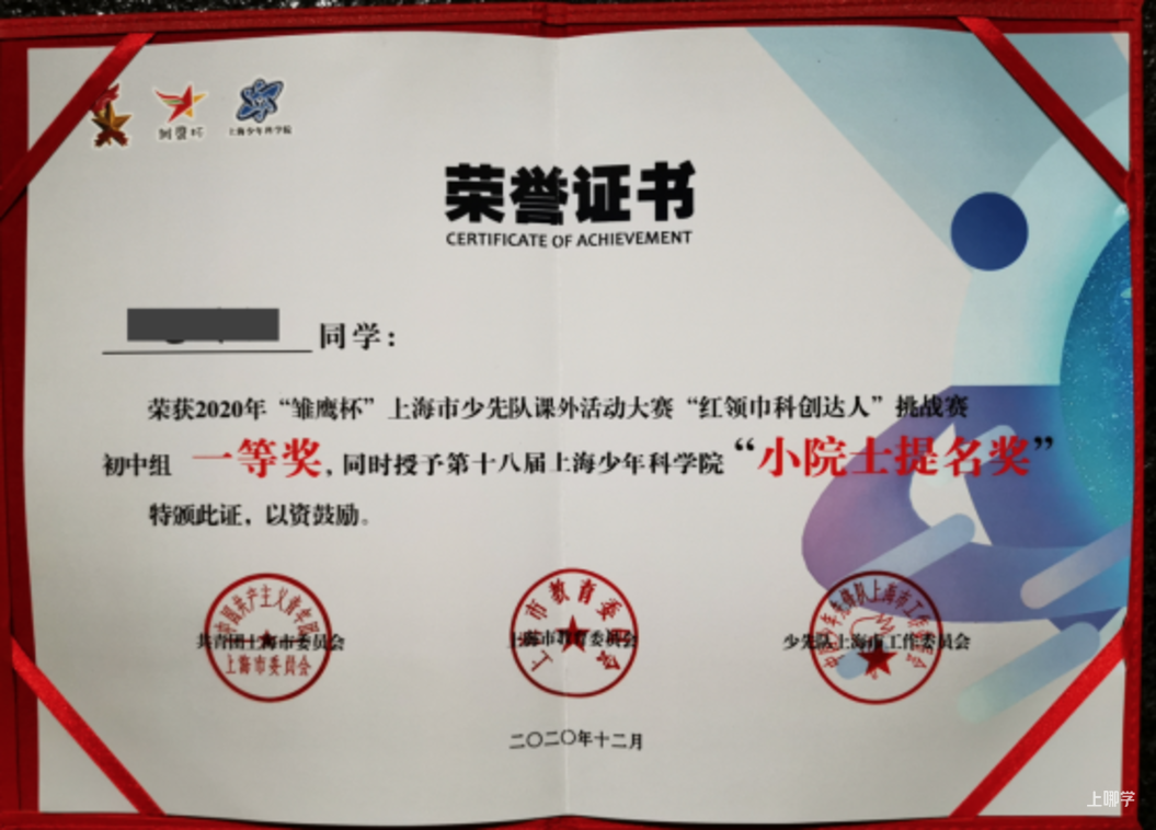 上海综评赛事——“雏鹰杯”红领巾科创达人挑战赛全解析相关资料 12