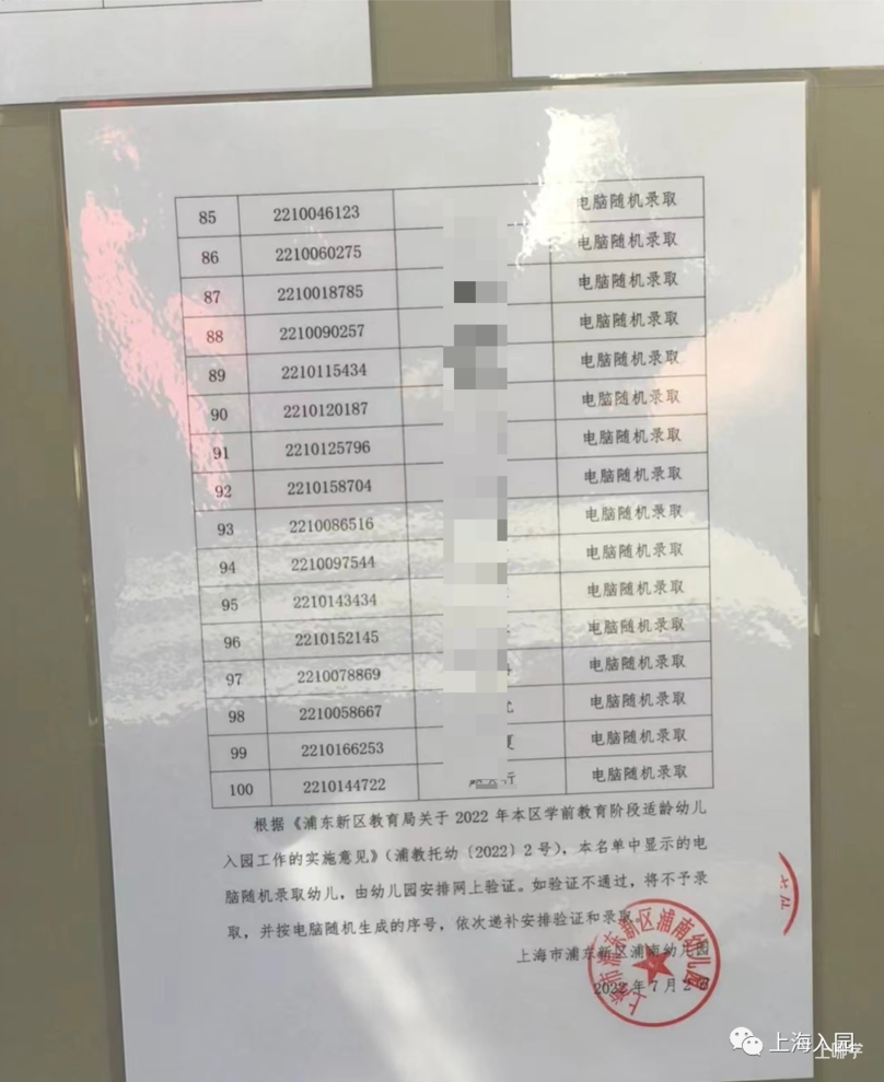 402录294人！上海这一区示范园明天线下摇号！另3所摇号招生幼儿园录取结果已公布！相关资料 17