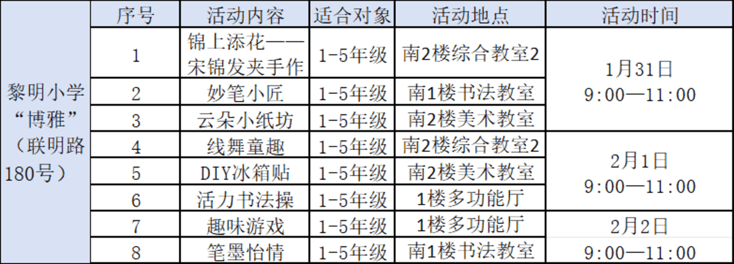 免费！上海2025学年寒假“博雅”学校少年宫开始报名啦！相关资料 5