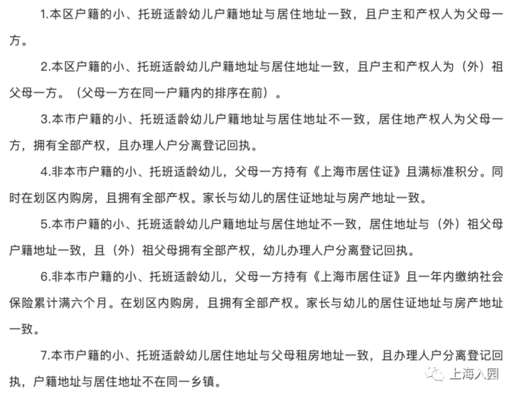 招生严格！上海这一区发布2022入托政策！部分街道需本区户籍！其他街道需父母一方有房或满120积分！附上海16区入托攻略～相关资料 37