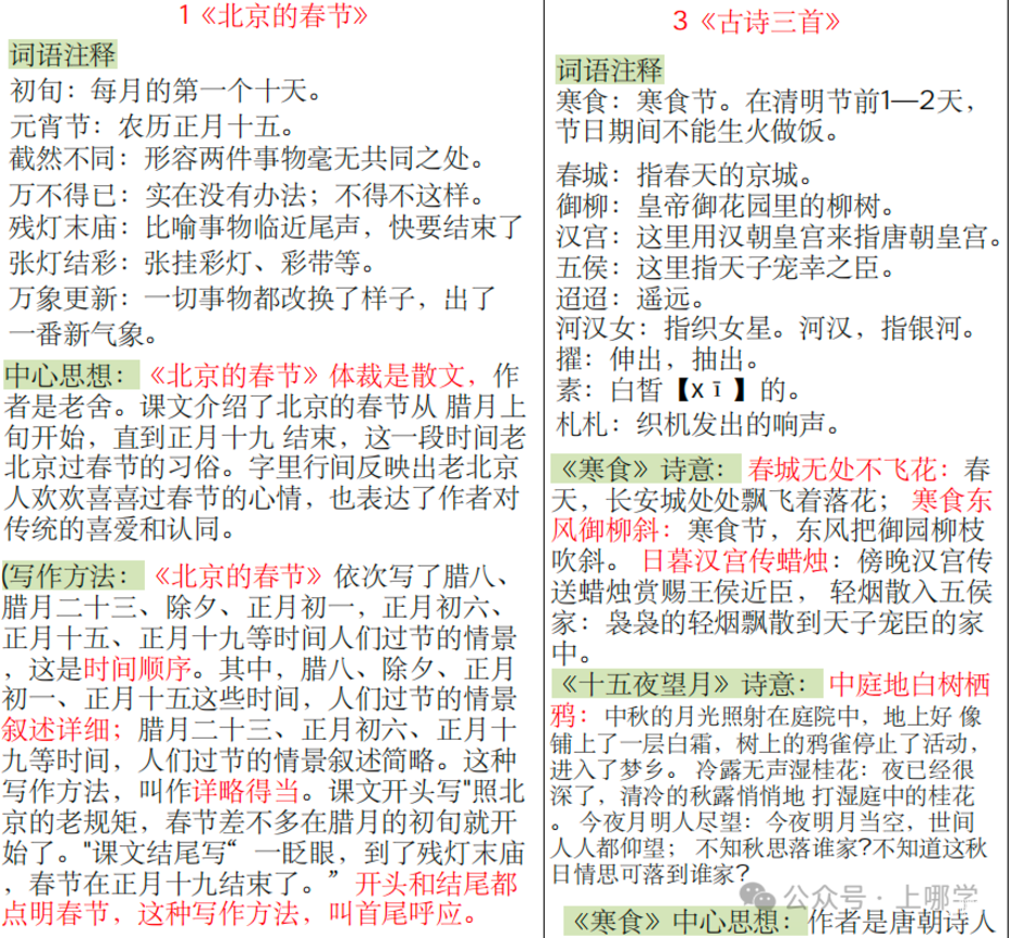 新版课课贴1-6年级语文下册，免费领取！相关资料 41