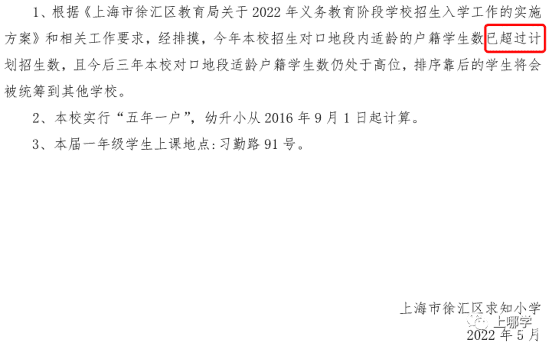 学位预警！上海89所公办小学发布2022超额预警！你家学位安全吗？相关资料 21