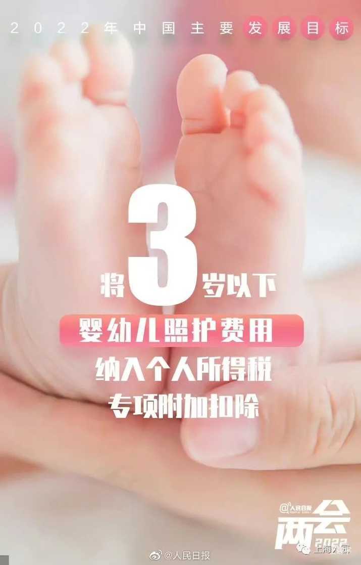 国务院官宣!3岁以下婴幼儿照护费用纳入个人所得税专项附加扣除!又可以省下一笔钱了!相关资料