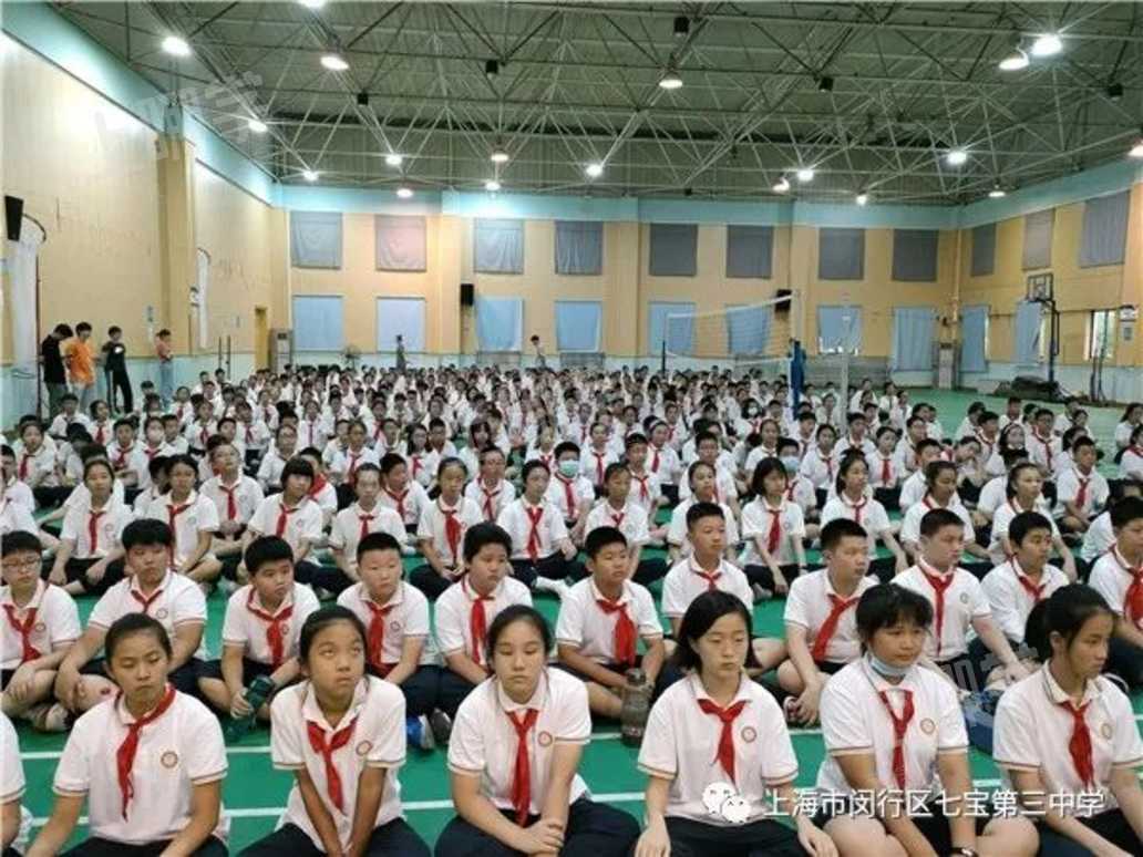 2021526期七宝三中新生入学教育系列之队列训练篇