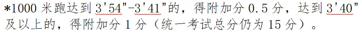 2026年上海中考体育标准来了！相关资料 7