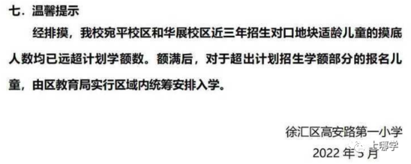学位预警！上海89所公办小学发布2022超额预警！你家学位安全吗？相关资料 13