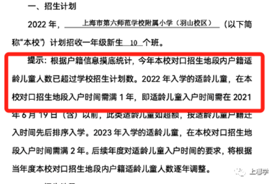 招生超严！上海70所公办小学2022年“入学门槛”汇总！部分学校入户3年才保险！相关资料 74