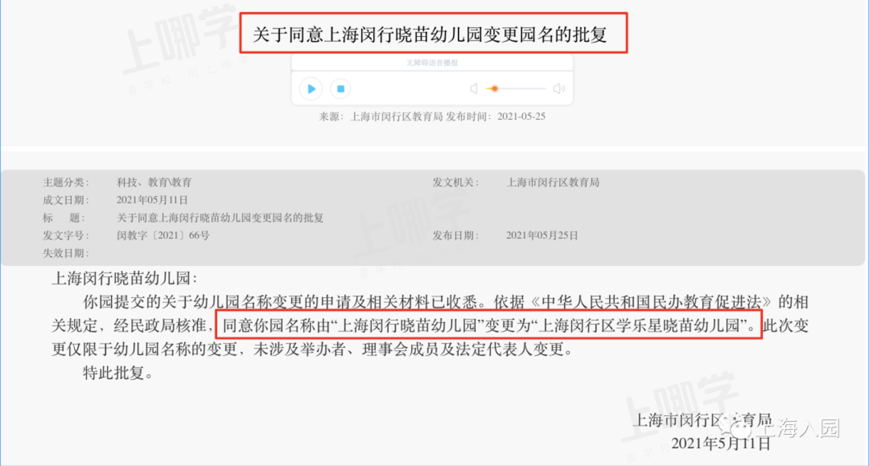 重磅！上海这4所幼儿园被批准改名了！强力资源入驻，教育水平全面升级！相关资料 7