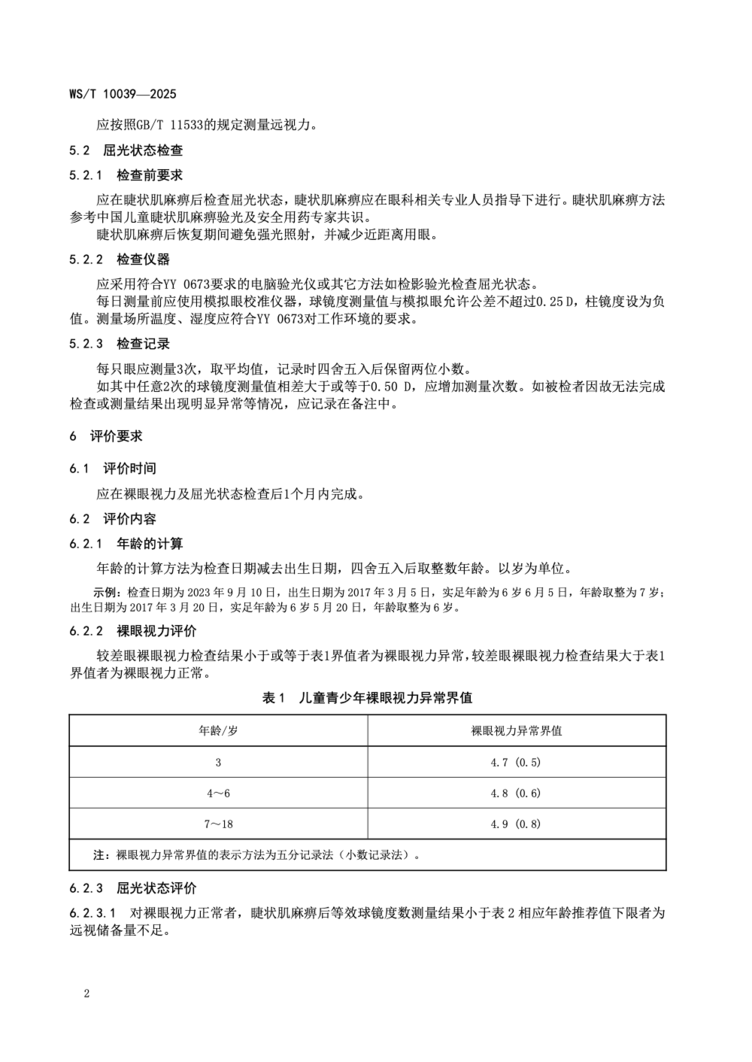 明年3月1日起实施！儿童远视储备量评价国家卫生行业标准发布相关资料 5
