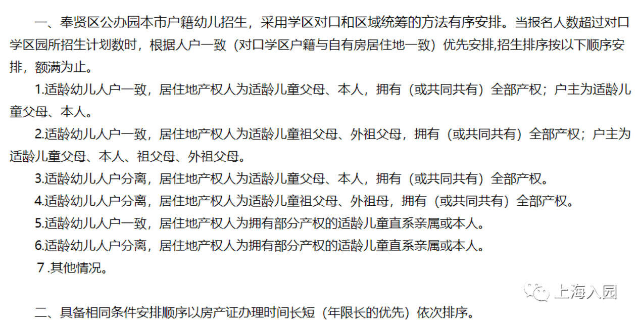 2022年上海16区入园“人户一致”政策解析！户主、产权人、入户年限一定要弄清！相关资料 23