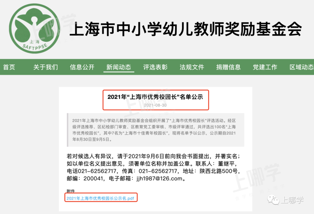 怒赞！新一批“上海市优秀园长”名单公示！22所幼儿园上榜！都是示范园或一级园，还有1所民办园！相关资料