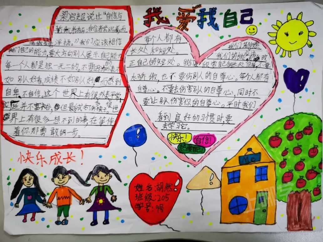 文章525我爱我自己心理作品展示