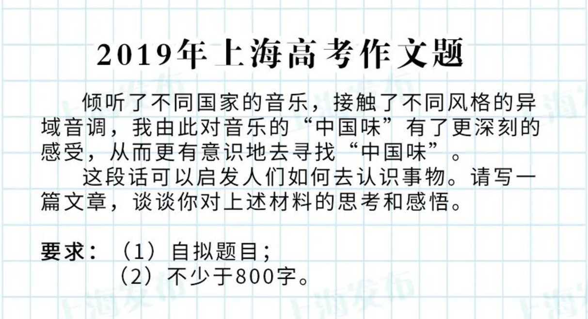 上海过去25年高考作文题一览！你写的是哪一篇？相关资料 22
